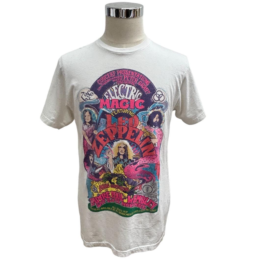 Led Zeppelin レッドツェッペリン 白 Tシャツ・カットソー L