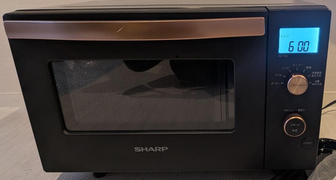SHARP オーブンレンジ RE-F18A-B 2020年製 ブラック シャープ
