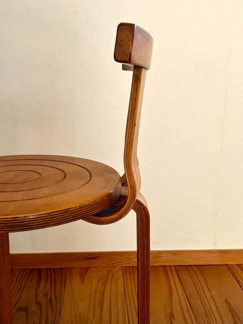 北欧モダン曲げ木スツール　送料込み