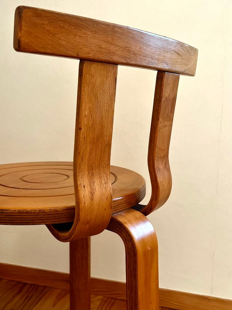 北欧モダン曲げ木スツール　送料込み