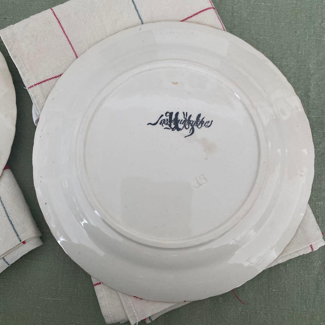 Sarreguemines　ルイ15世　プレートセットフランスアンティーク【C】