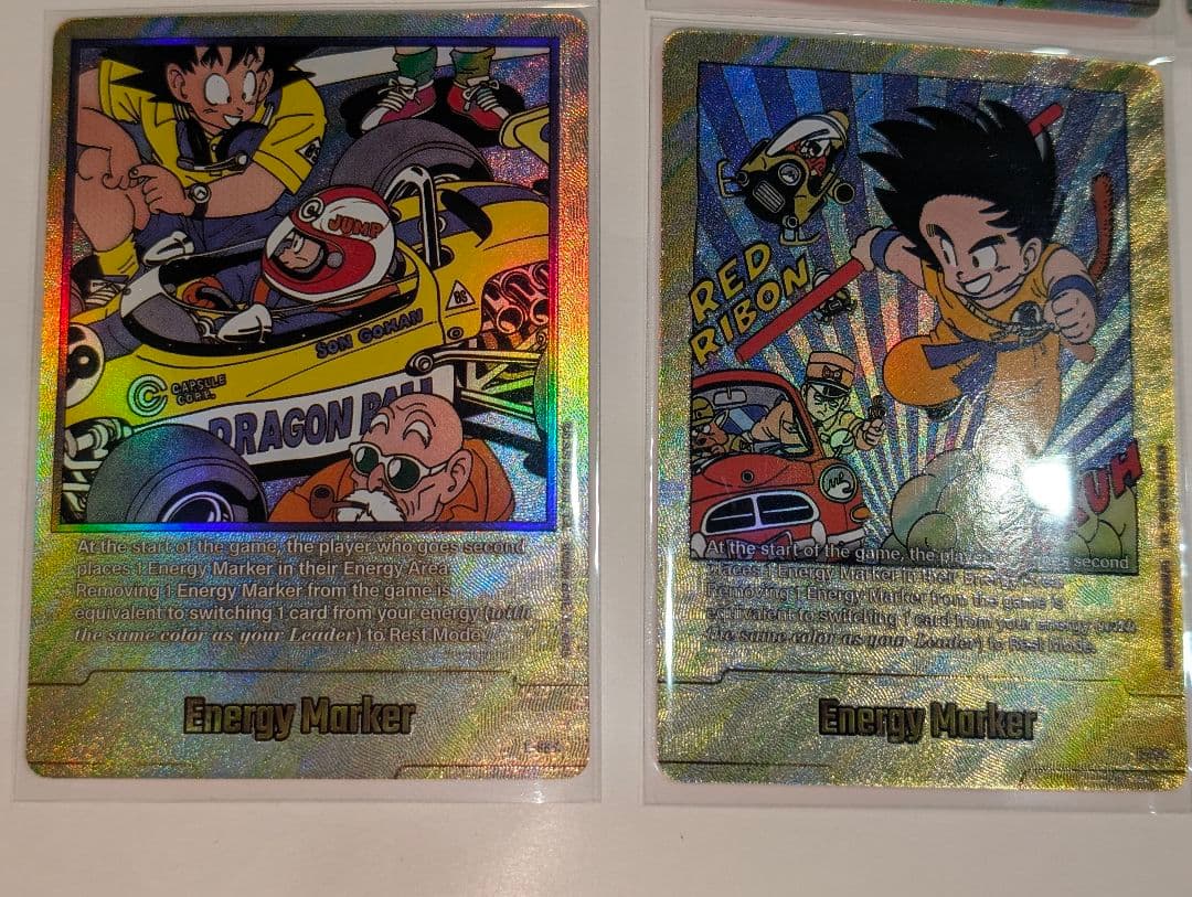 ドラゴンボール　エナジーマーカー　１０枚スリーブ入りセット　英語版