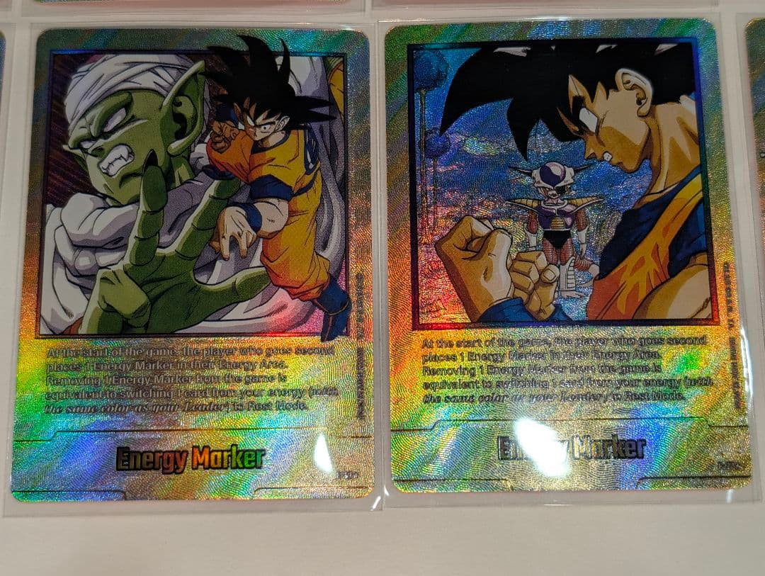 ドラゴンボール　エナジーマーカー　１０枚スリーブ入りセット　英語版
