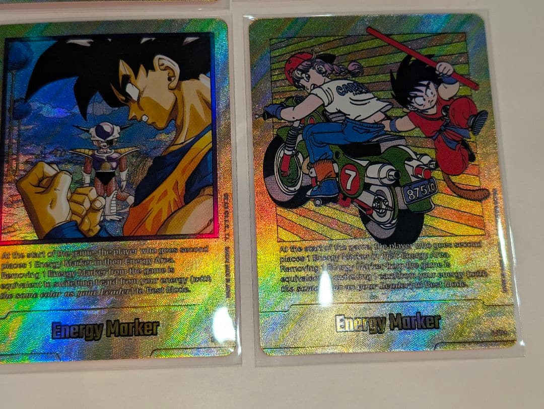ドラゴンボール　エナジーマーカー　１０枚スリーブ入りセット　英語版