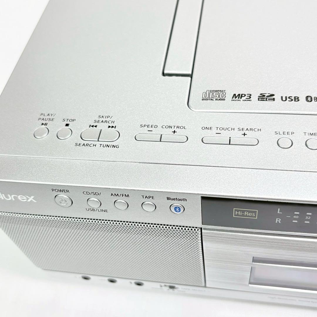 展示品 東芝 ハイレゾ SD USB CDラジカセ Aurex TY-AK2
