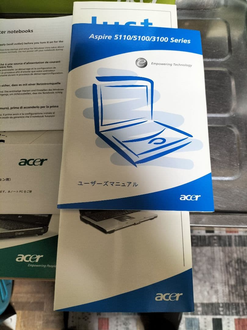 Acer ノートブック PC AS3104WLMi　Windows Vista