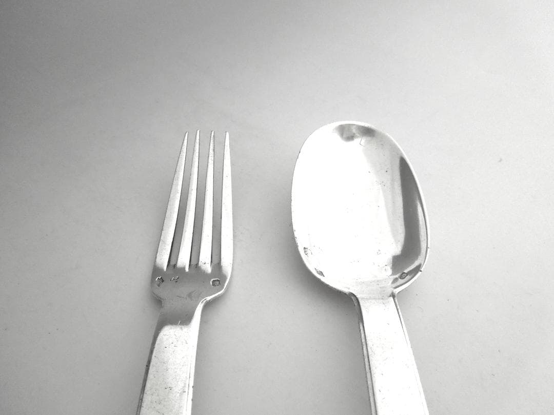 クリストフル　シルバースプーン&フォーク　CHRISTOFLE　純銀