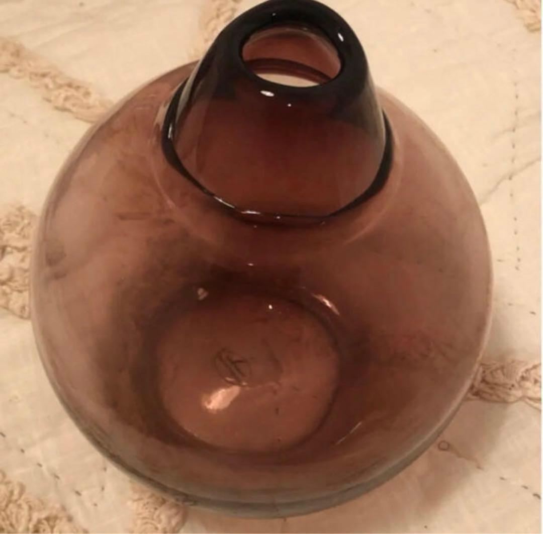 Anthropologieフラワーベース 花瓶 紫