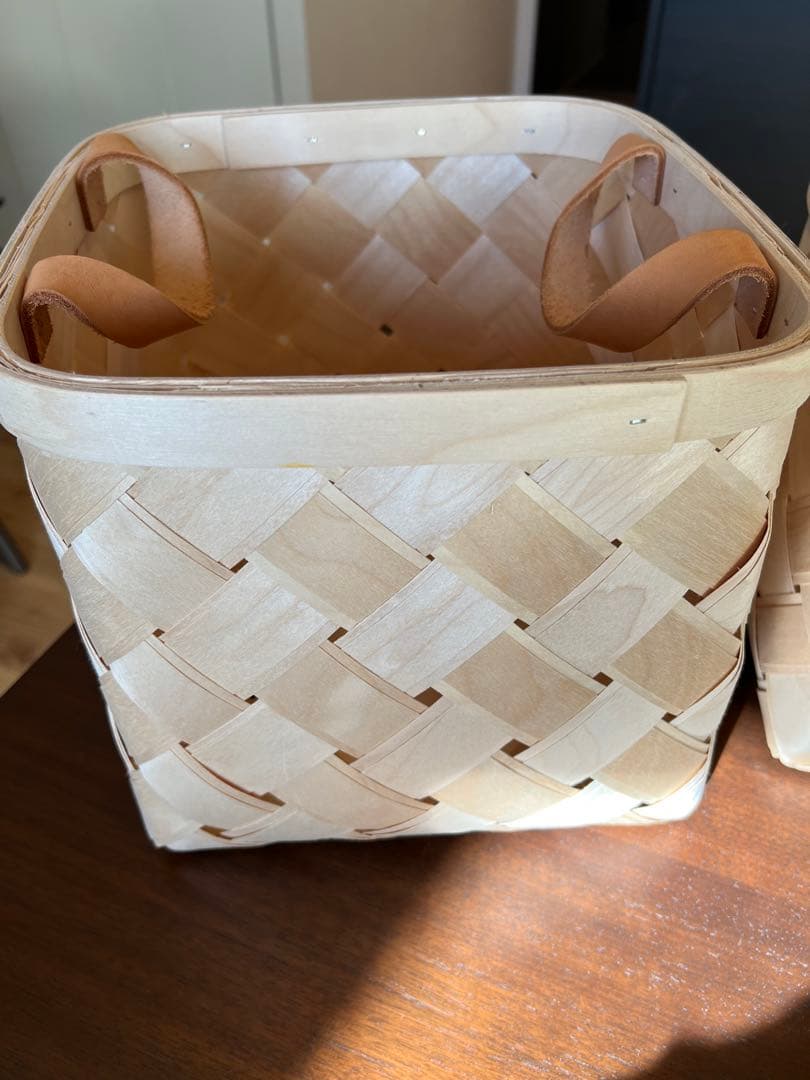 ※きみちゃん　Mサイズ２個セット Verso Desigスクエアバスケット