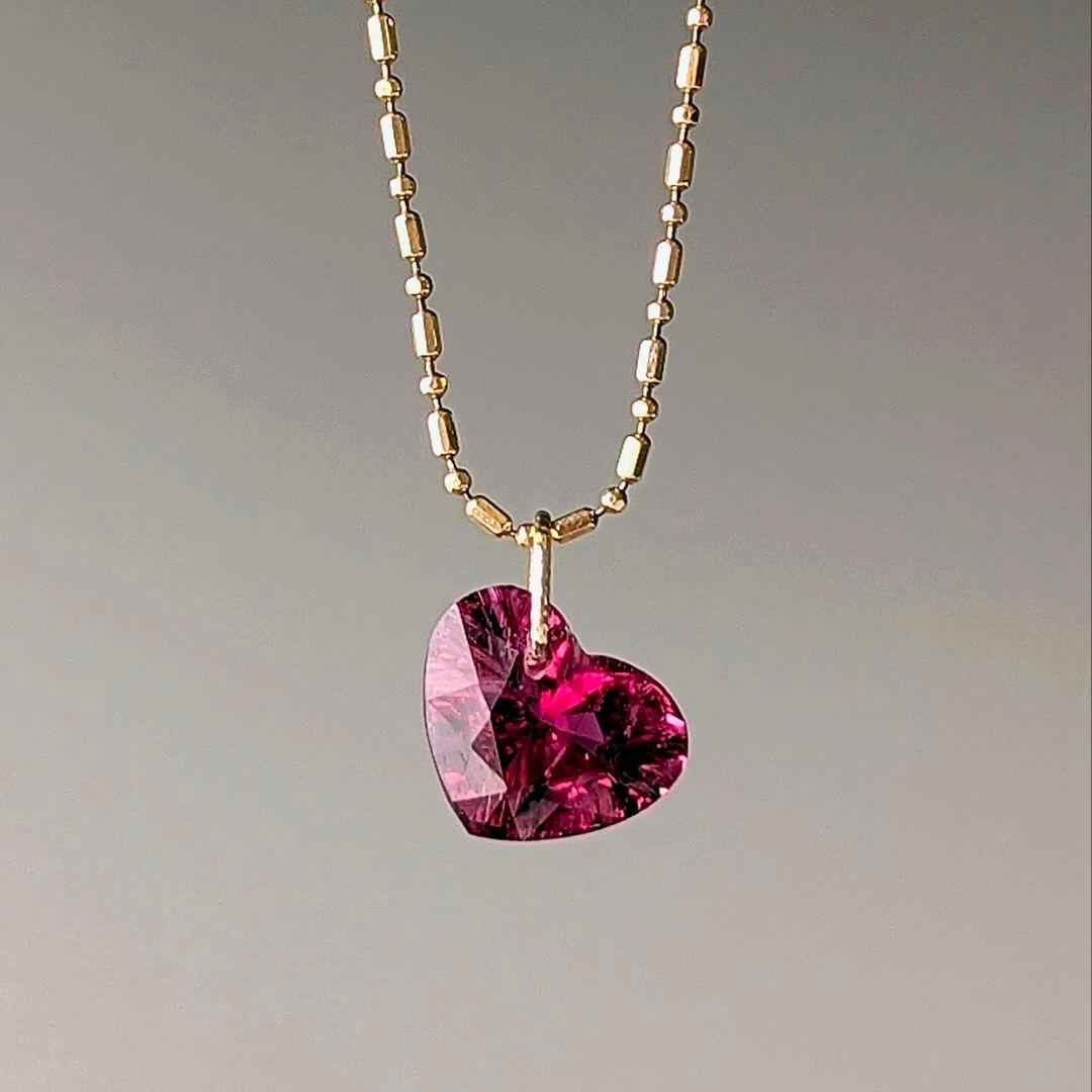 ♢容音♢K18 ルベライト 3.37ct ネックレスチャーム