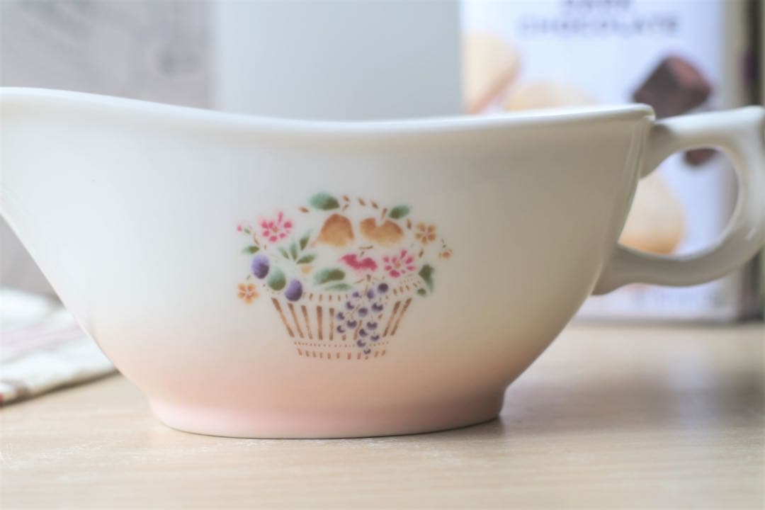 廃盤　マニー プロヴァンス　パティスリー　陶器 ソースポット　置物　新品　日本