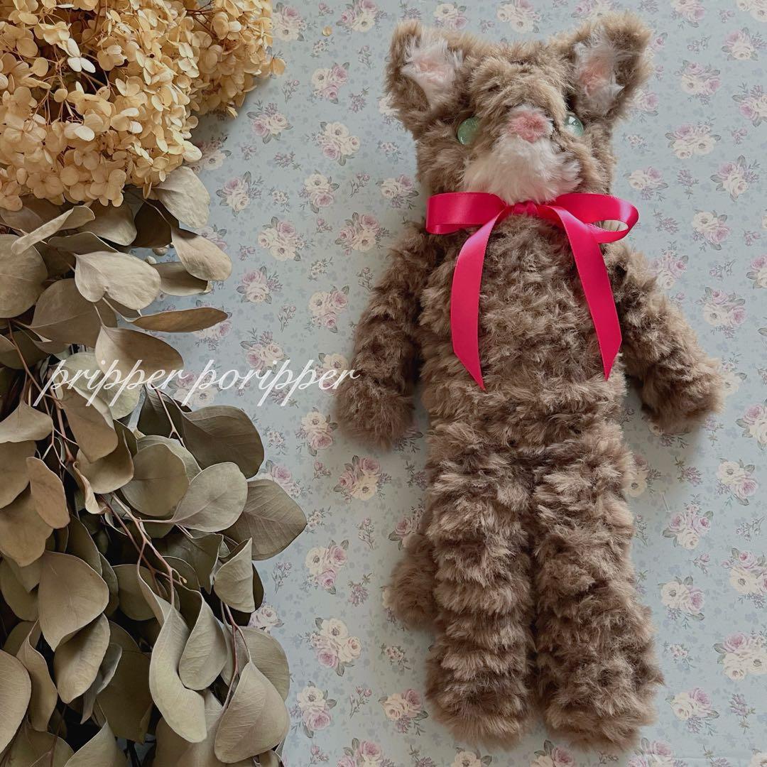 sample あみぐるみ　オーダーメイド　きじとらねこ　ぬいぐるみ