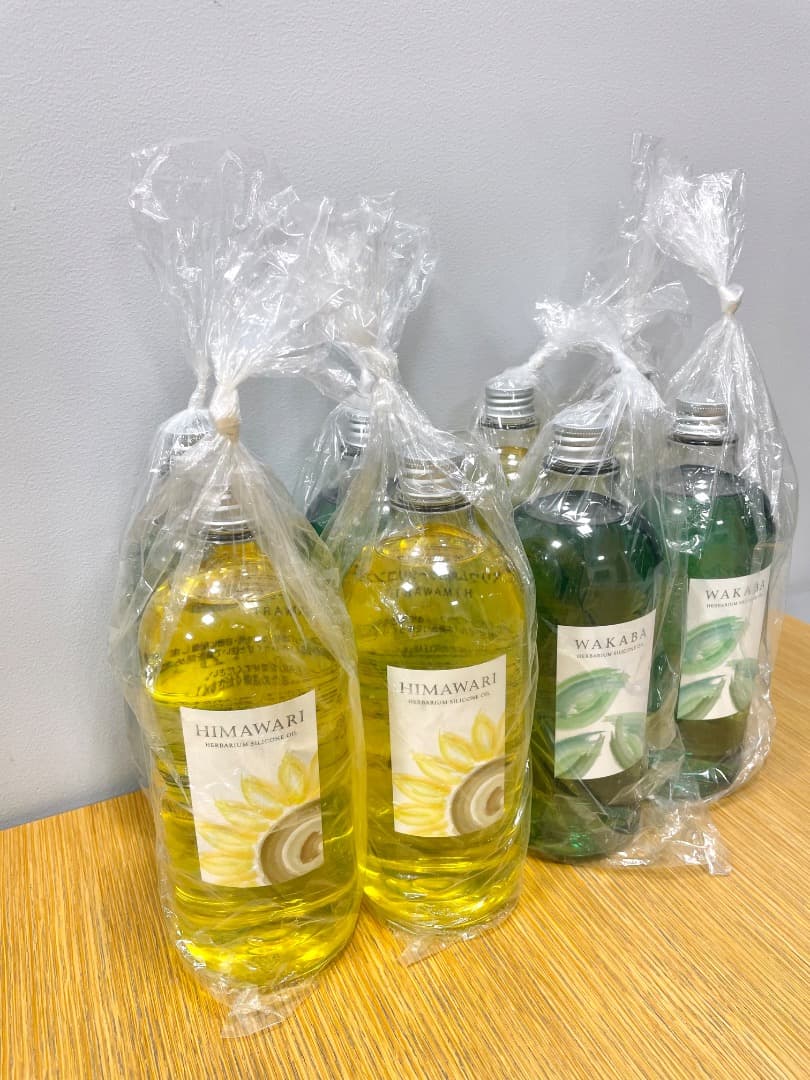 ハーバリウム用カラーシリコンオイル8本セット(バラ売り可)