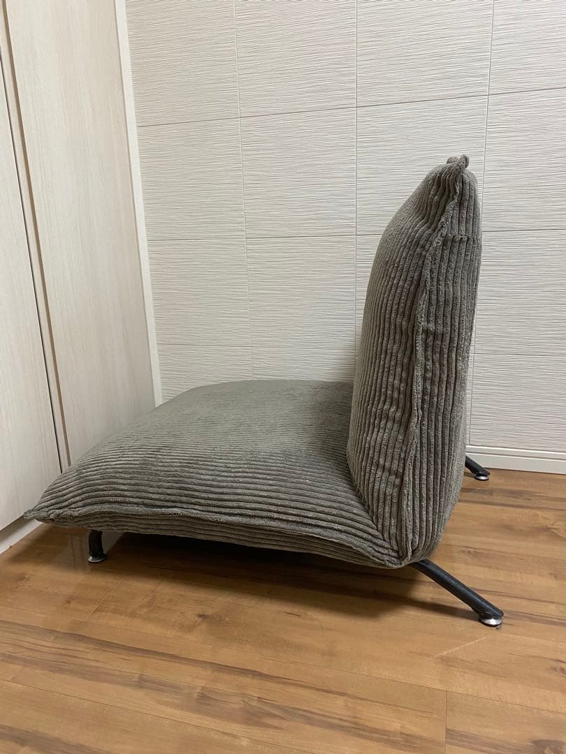 【再値下げ！】【１人用ソファ】コーデュロイ＆リクライニング付き