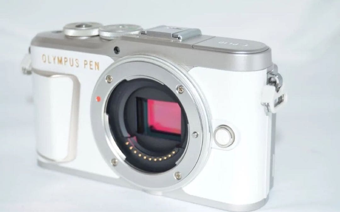 オリンパス★OLYMPUS PEN E-PL10 ホワイト/自撮り/Wi-Fi