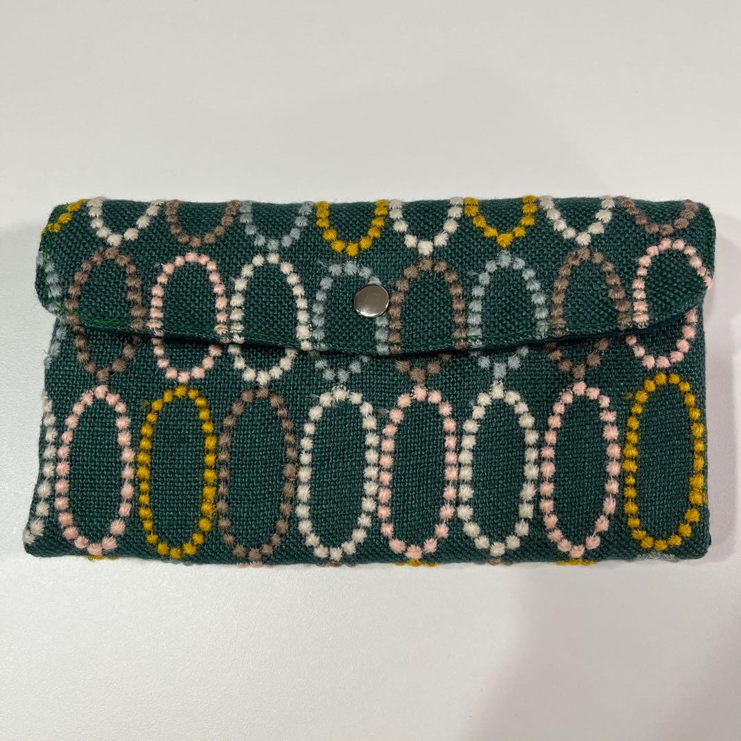 【一点物】ミナペルホネン　tarte (タルト)長財布　マルチケース　通帳ケース