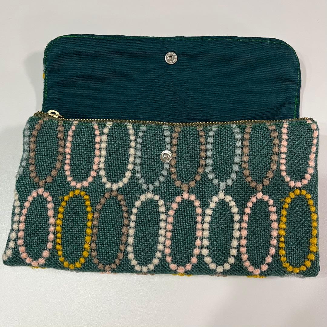 【一点物】ミナペルホネン　tarte (タルト)長財布　マルチケース　通帳ケース