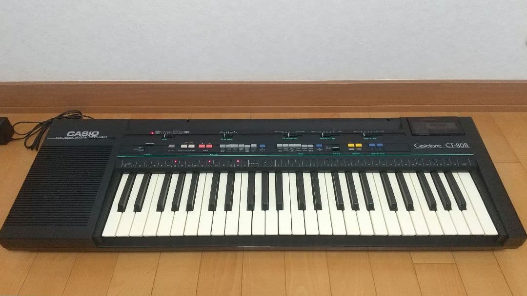 【希少】レア CASIO Casiotone CT-808 キーボード ROM付
