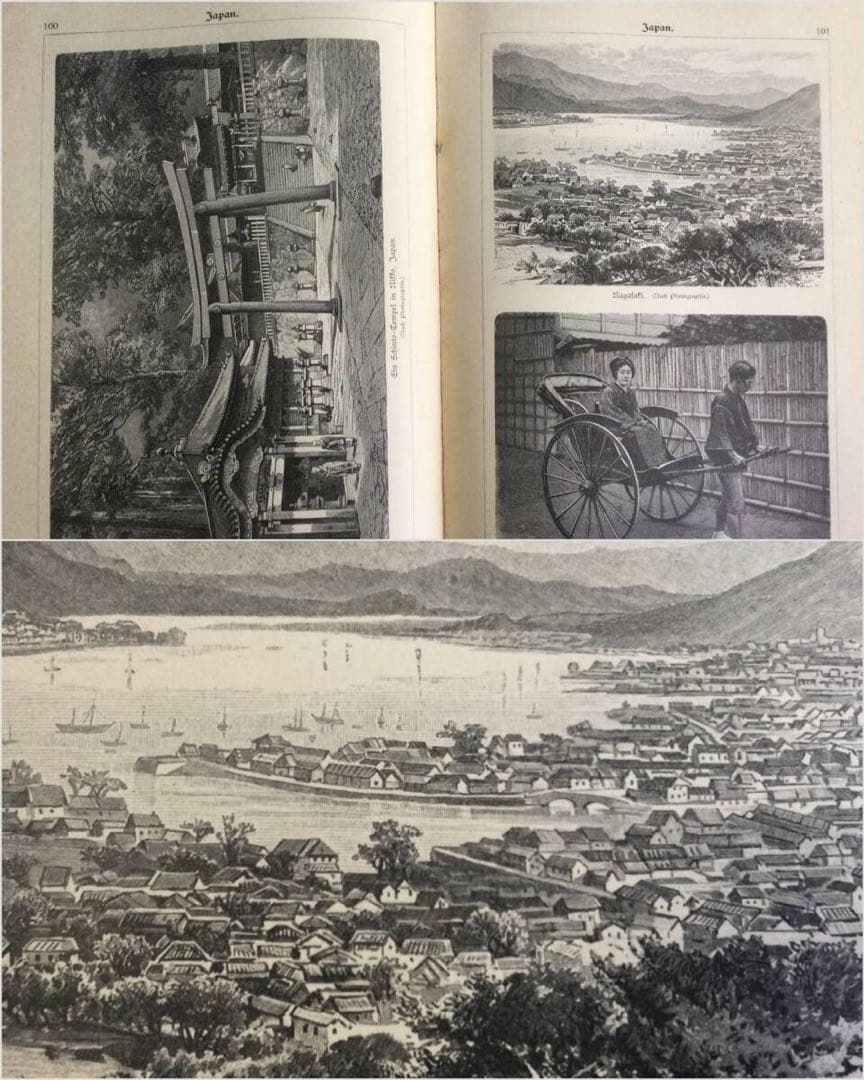 1897年　アンティーク木版・挿し絵集　約300ページ