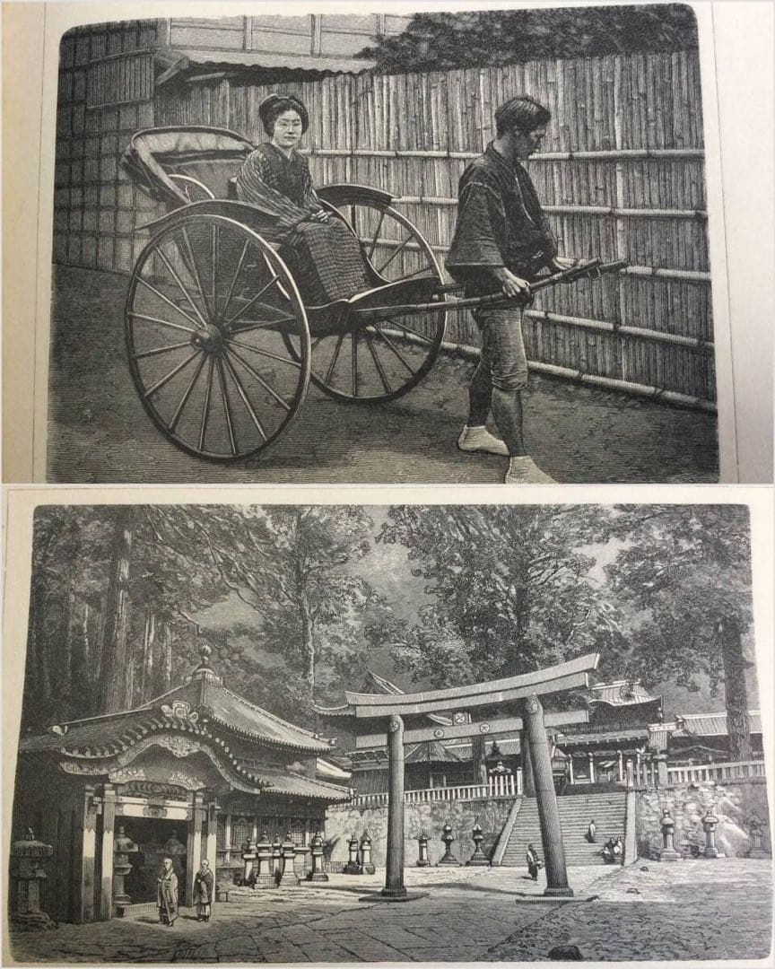 1897年　アンティーク木版・挿し絵集　約300ページ