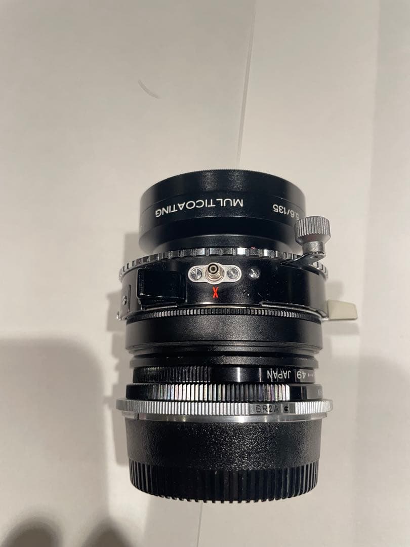 Symmar‑S 135mm f/5.6 +Copal No.0 + Fマウント