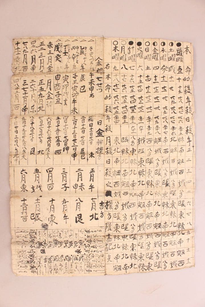 No4819 古書まとめて(27枚と2束)古文書　お経　暦　書類　資料　送料無料