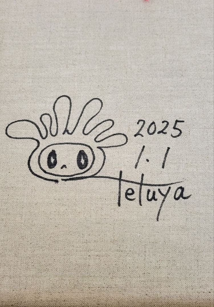 ★鈴木哲也★F10(530×455mm)アクリル原画1点物★送料無料#129