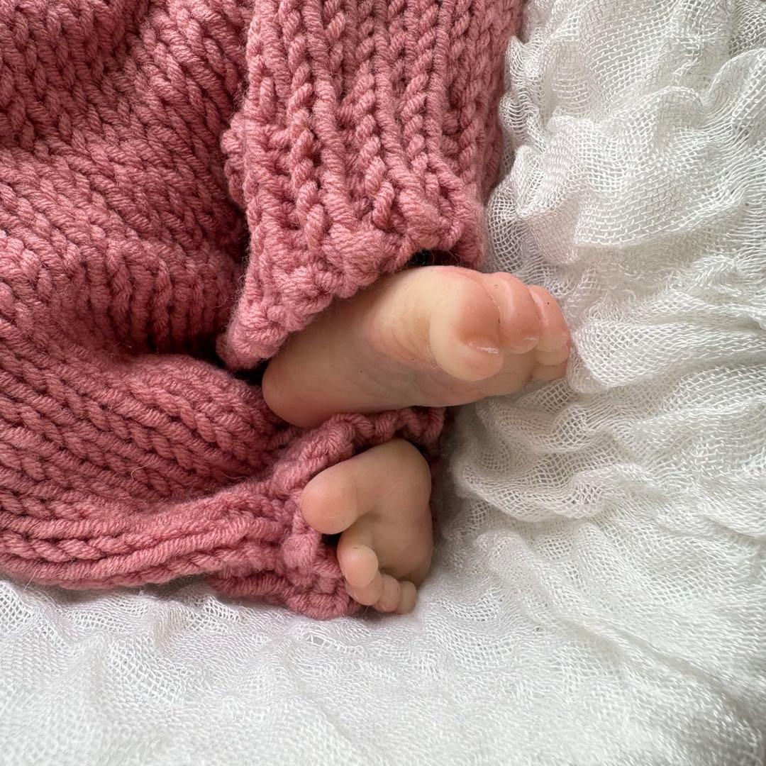 フルシリコン リボーンドール 人形 女の子 洋服小物付き