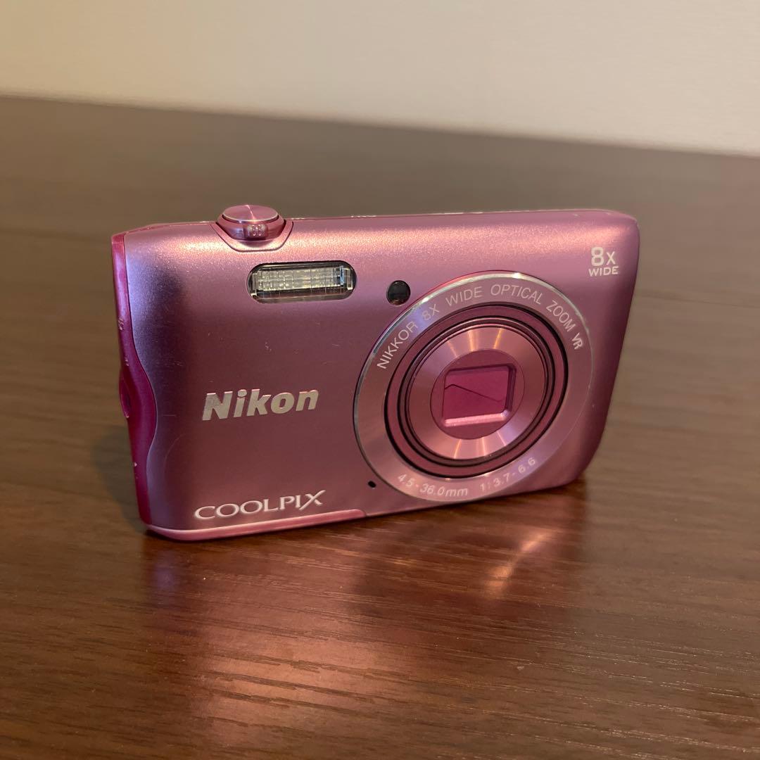 5046 Nikon COOLPIX A300 ピンク ジャンク品 デジカメ