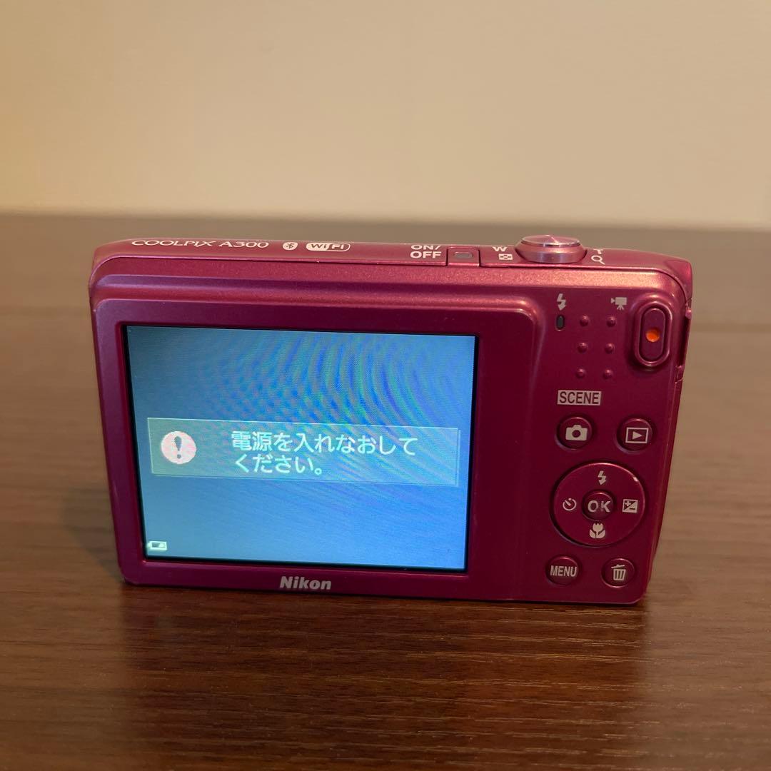 5046 Nikon COOLPIX A300 ピンク ジャンク品 デジカメ