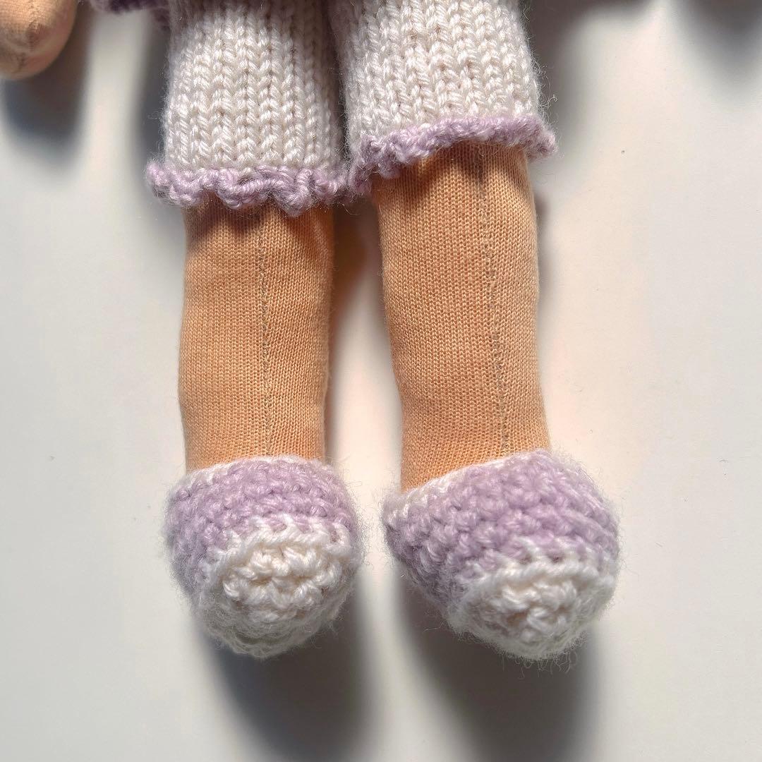 ウォルドルフ人形 女の子 37 cm シュタイナー教育 羊毛