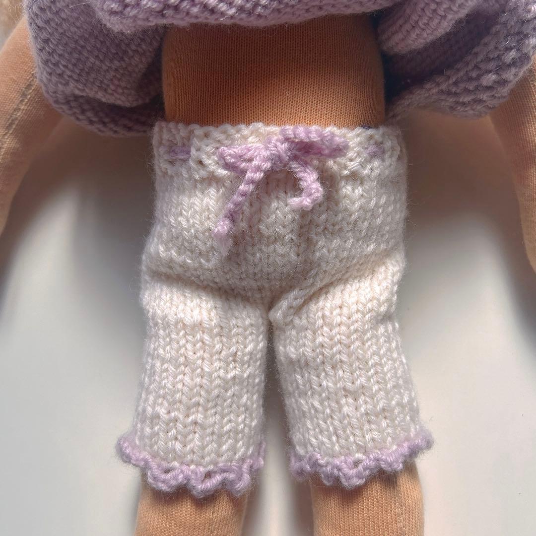 ウォルドルフ人形 女の子 37 cm シュタイナー教育 羊毛