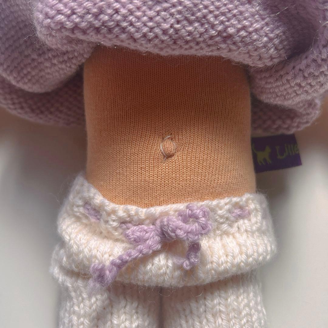 ウォルドルフ人形 女の子 37 cm シュタイナー教育 羊毛