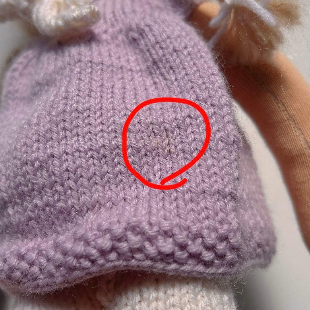 ウォルドルフ人形 女の子 37 cm シュタイナー教育 羊毛