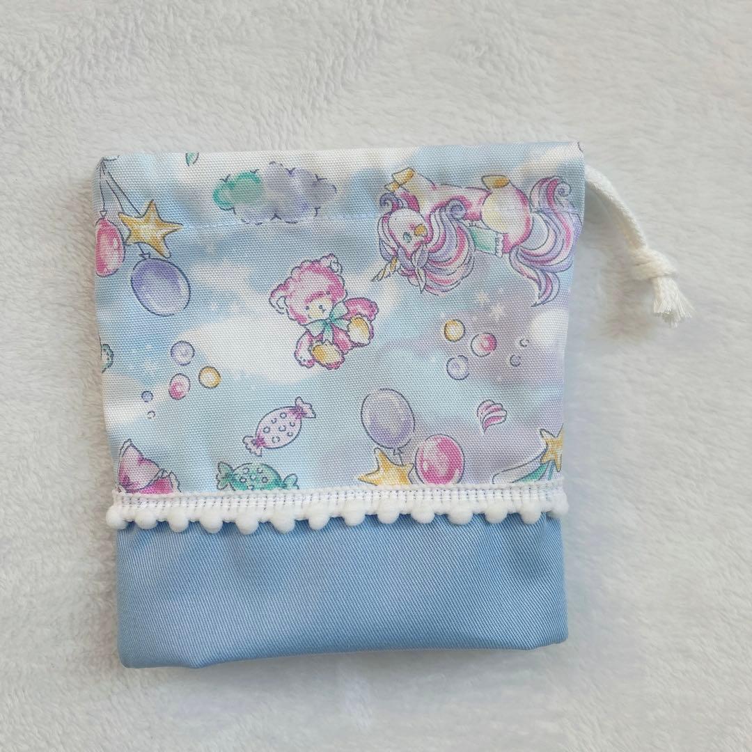 【ミワ様オーダー4点】ゆめかわ♡水色ユニコーン　サックス　入園入学4点セット