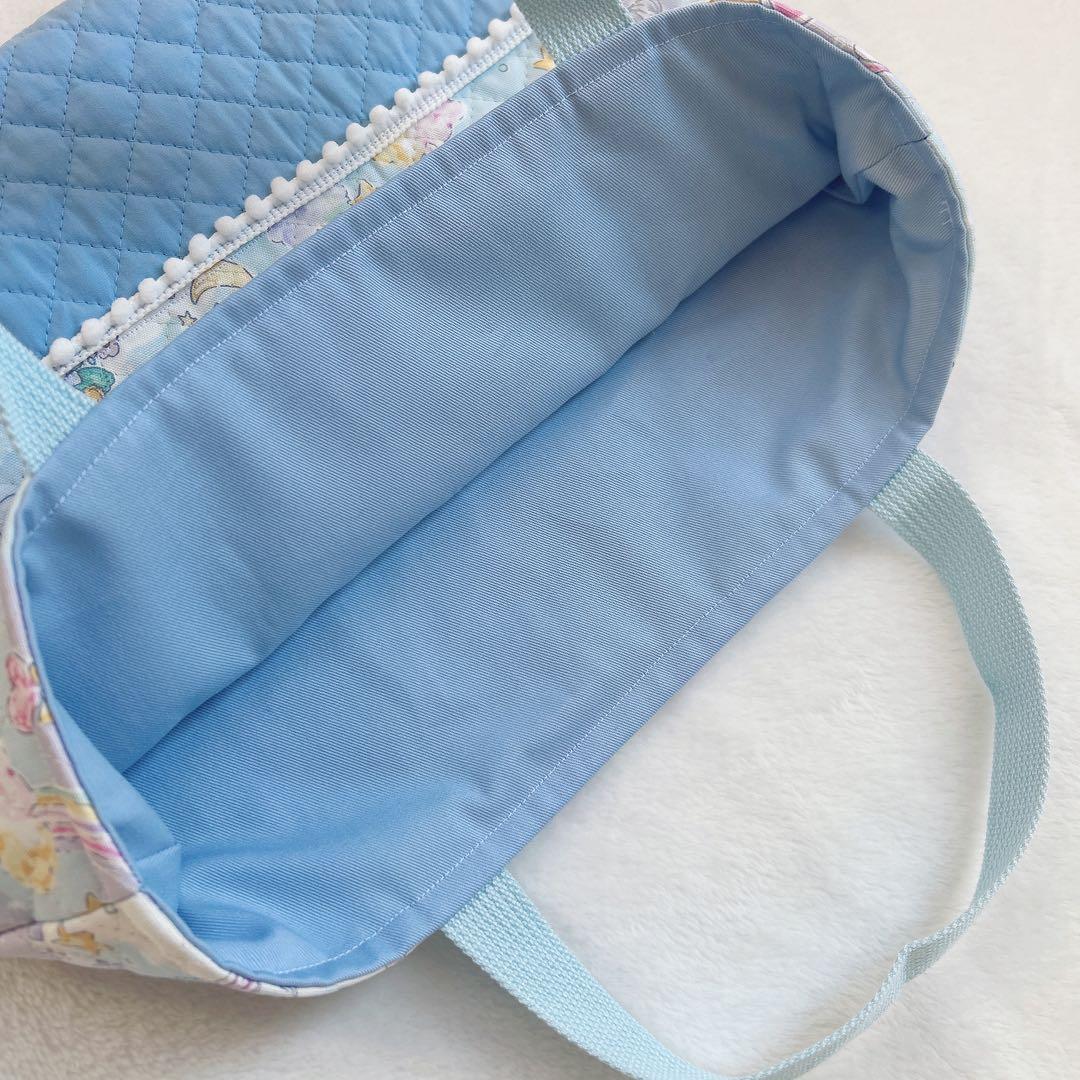 【ミワ様オーダー4点】ゆめかわ♡水色ユニコーン　サックス　入園入学4点セット