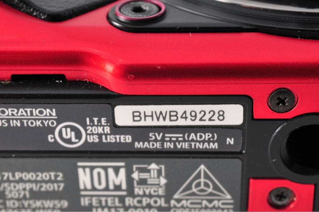 オリンパス　OLYMPUS Tough TG-5 レッド