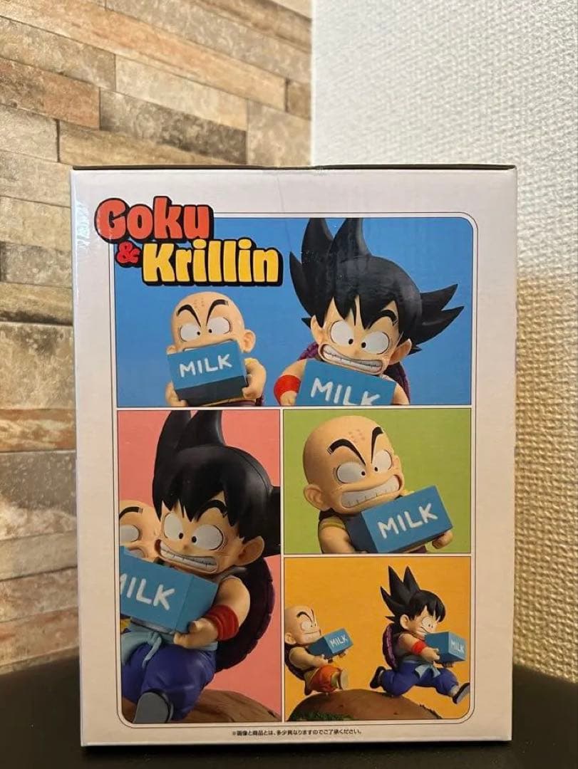 ドラゴンボール一番くじA賞 孫悟空&クリリン牛乳配達フィギュア