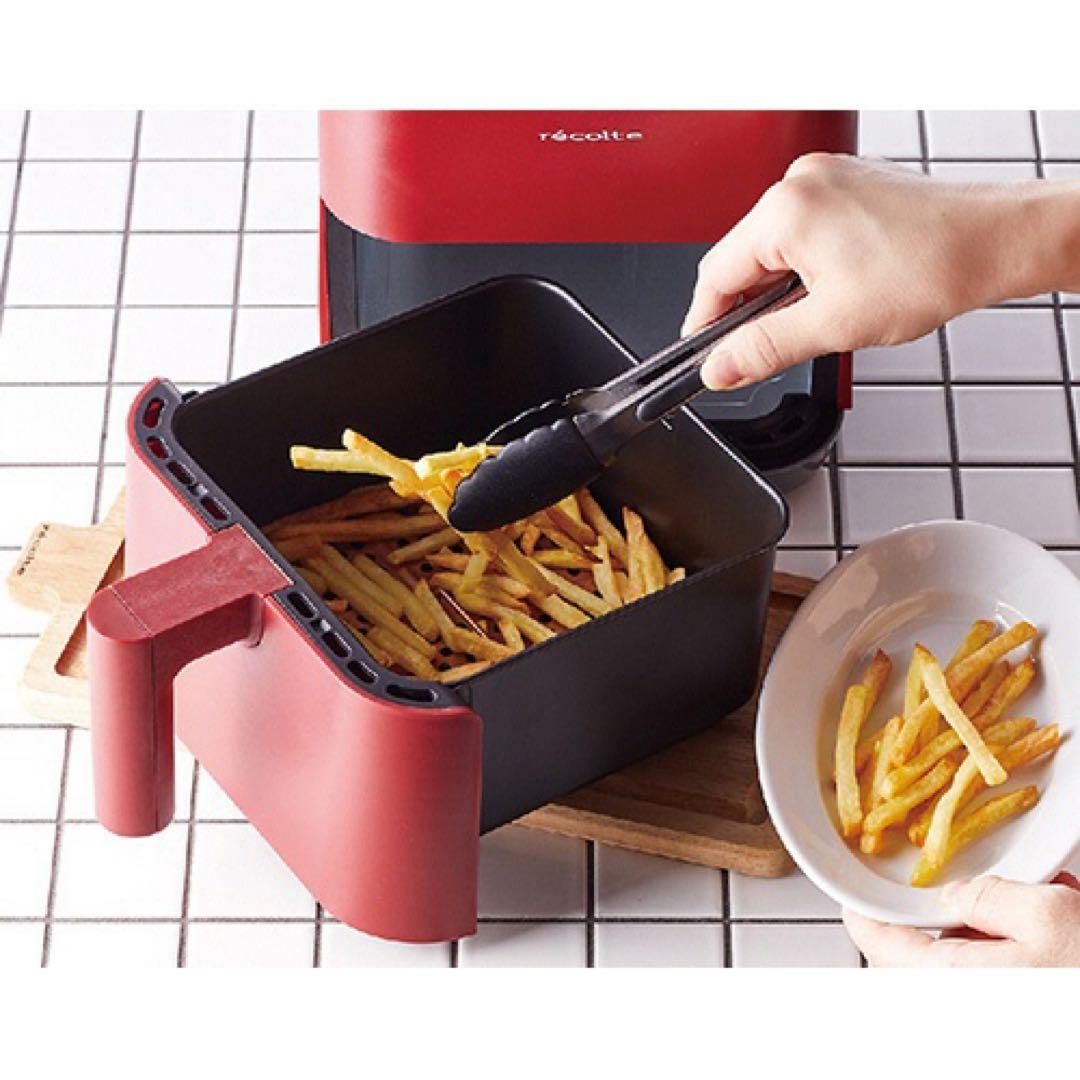 レコルト エアーオーブン レッド　未使用品　パンのレシピブック別売り付き