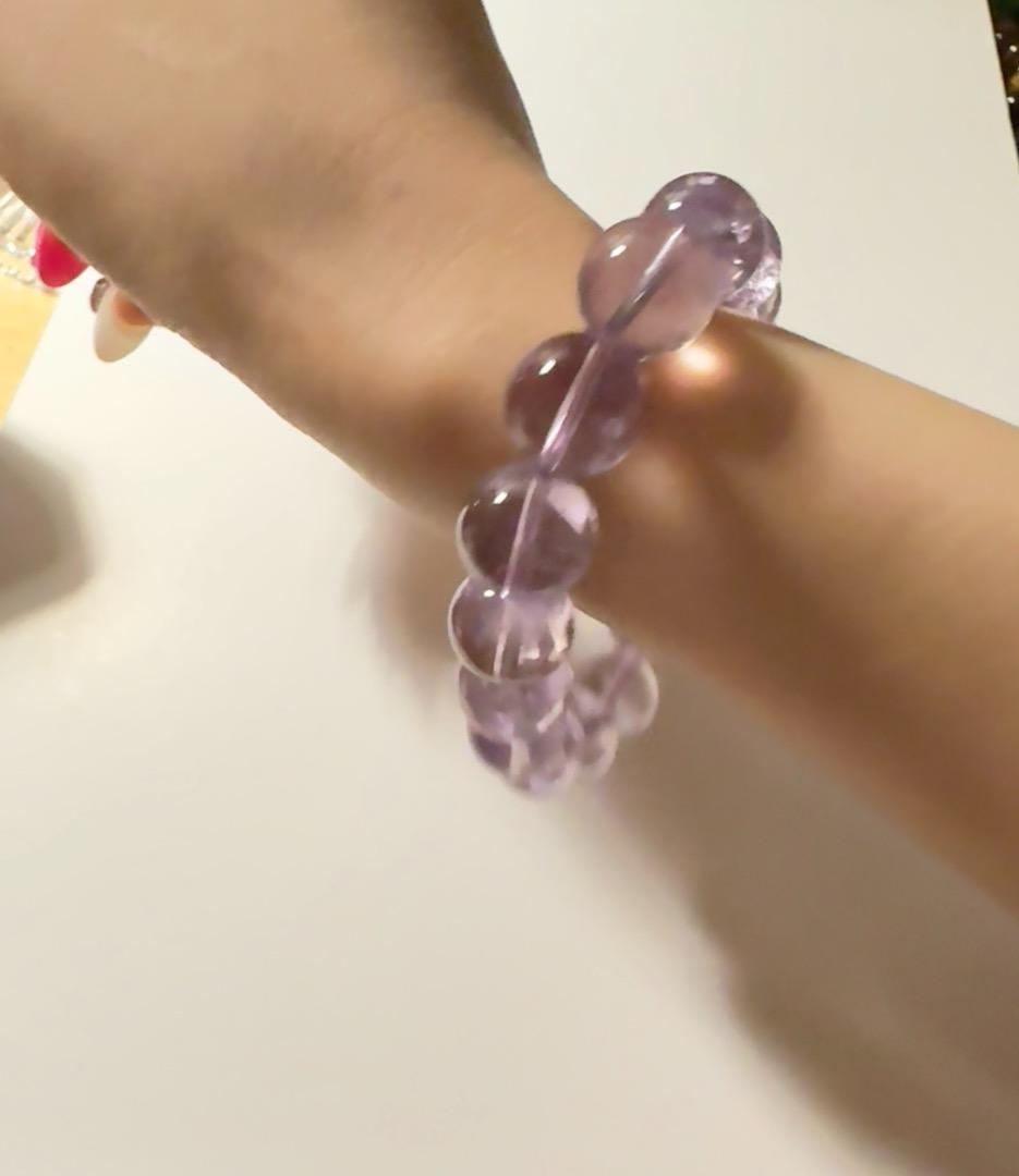 天然石クリスタルブレスレット12mm