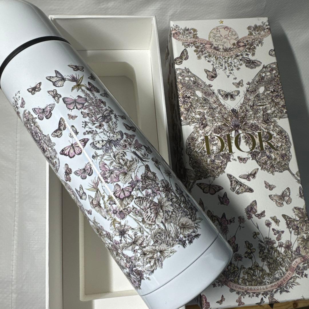 Christian Dior クリスチャンディオール 限定 水筒 レア　蝶々