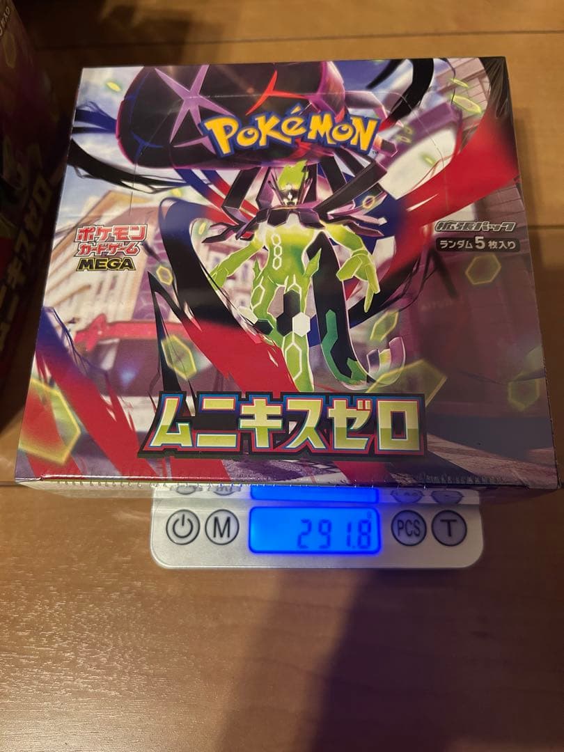 高重量 ポケモンカードゲーム　ムニキスゼロ　新品未開封　シュリンク付き4box