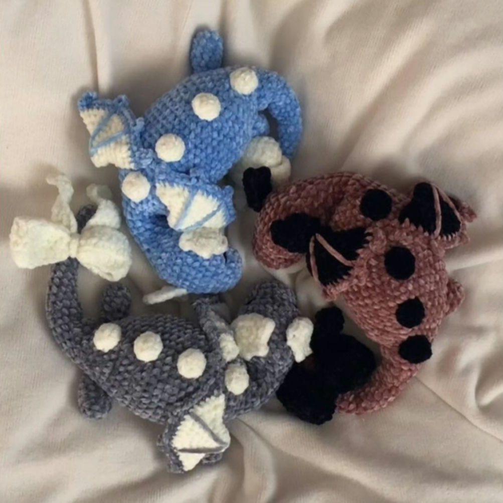 【オーダー受付中】ドラゴン あみぐるみ