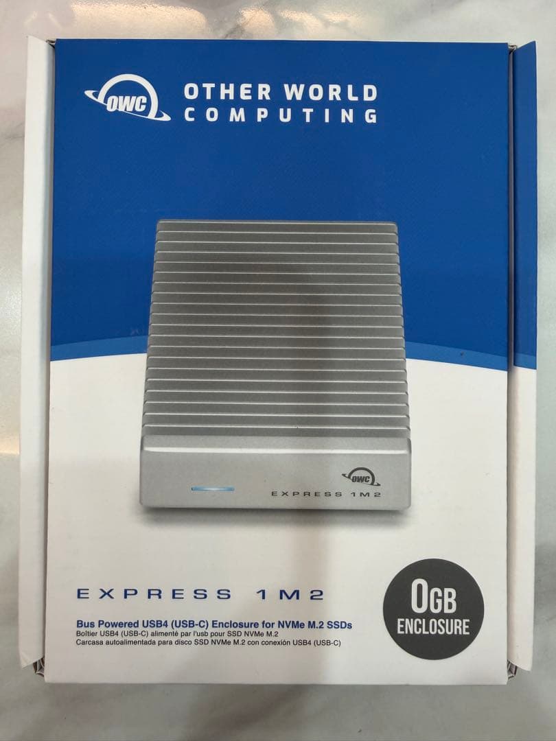 【超美品】OWC EXPRESS 1M2 外付けSSDケースのみ40Gbps