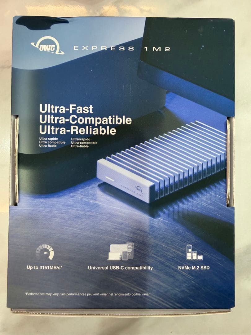 【超美品】OWC EXPRESS 1M2 外付けSSDケースのみ40Gbps