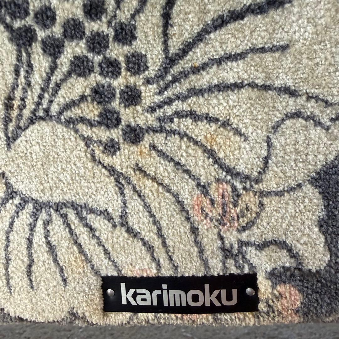 カリモク karimoku 3人掛 ソファ 花柄 金華山 コロニアル