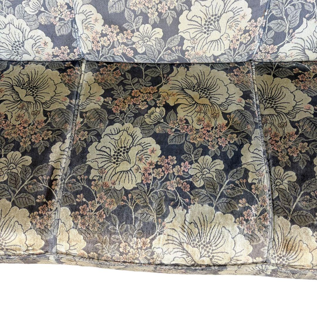 カリモク karimoku 3人掛 ソファ 花柄 金華山 コロニアル