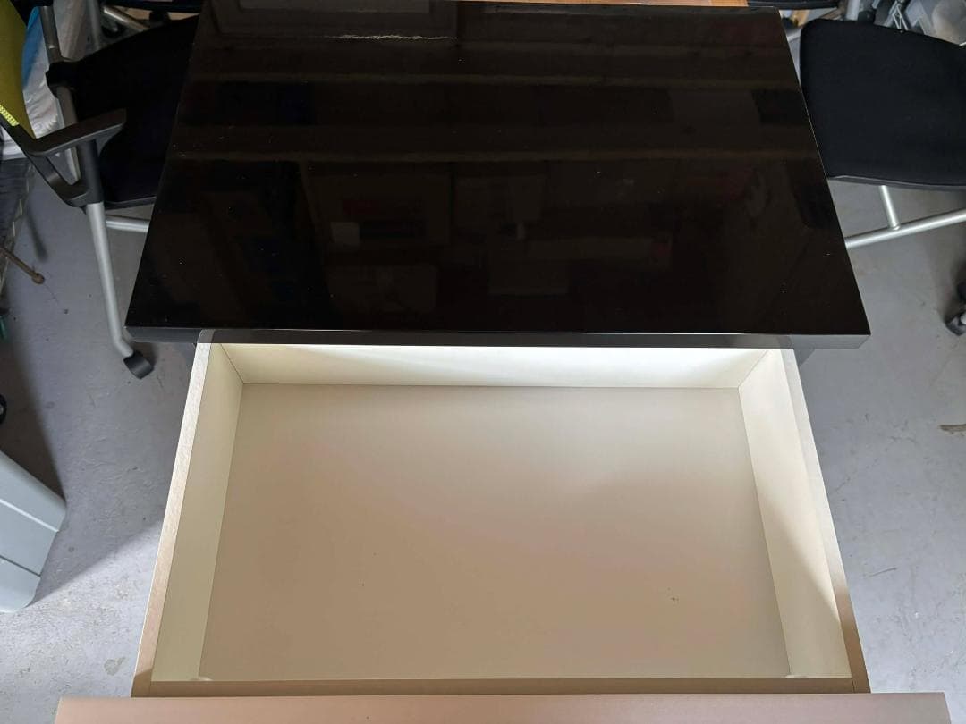 高級感 モダンサイドチェスト、3段チェスト、幅60cm Used/キレイ