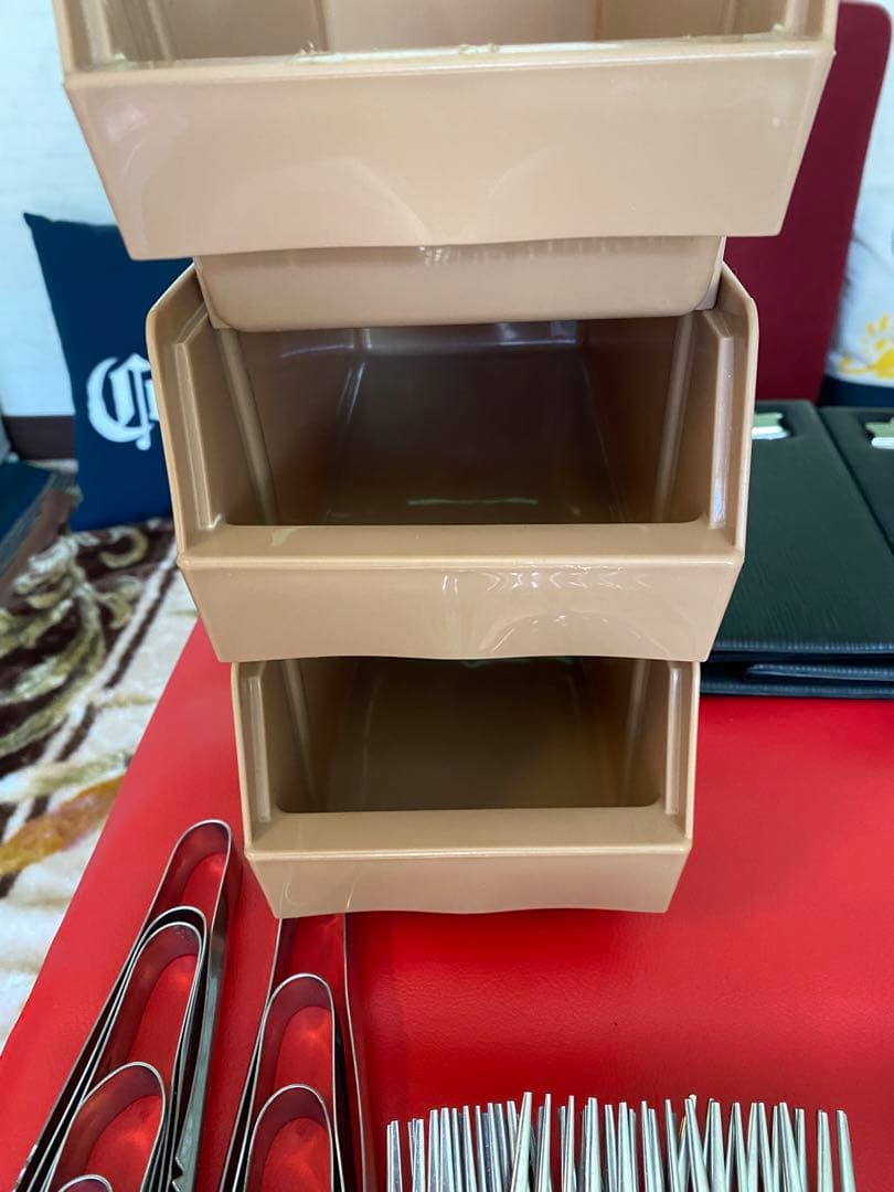 レストラン用、スプーン、フォーク、ナイフ、アイストング、ガラスコップなどまとめ