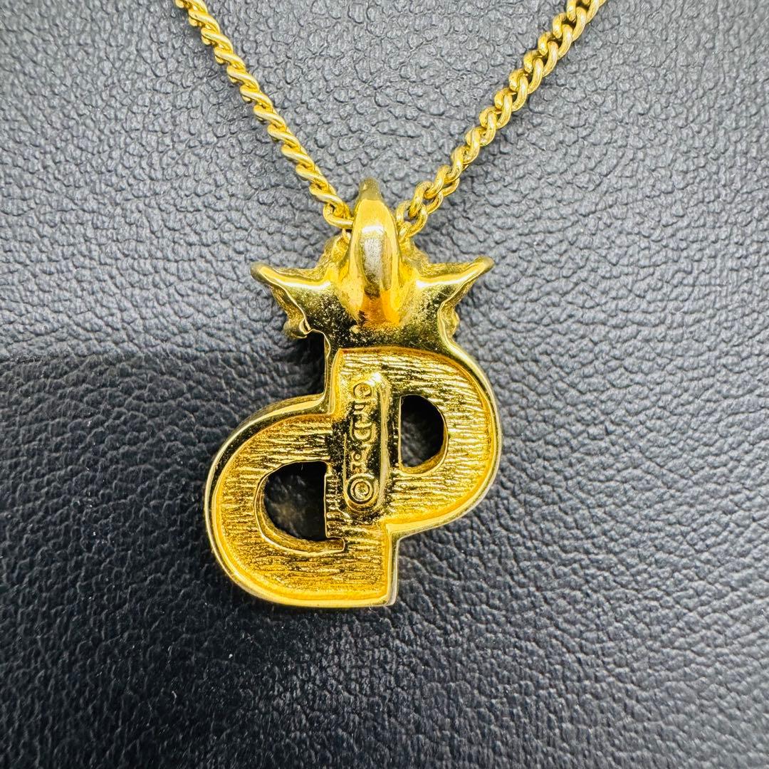 ✨Dior✨ディオール✨CDロゴ✨ラインストーン✨ゴールド✨ネックレス✨